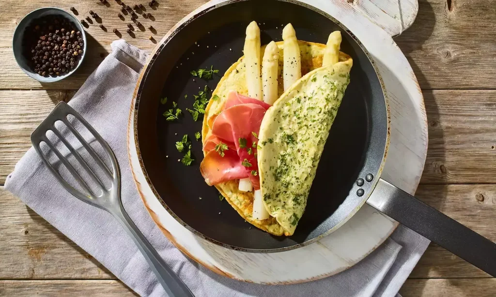 Spargelomelette